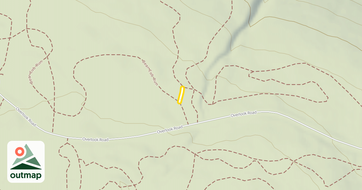 Map of Big Oak Trail