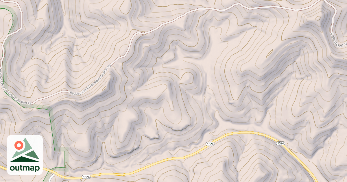 Map of DEER LICK