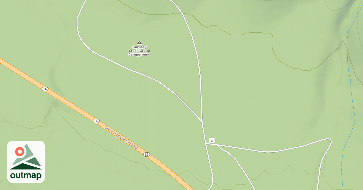 Map of GURNSEY CREEK GROUP CG