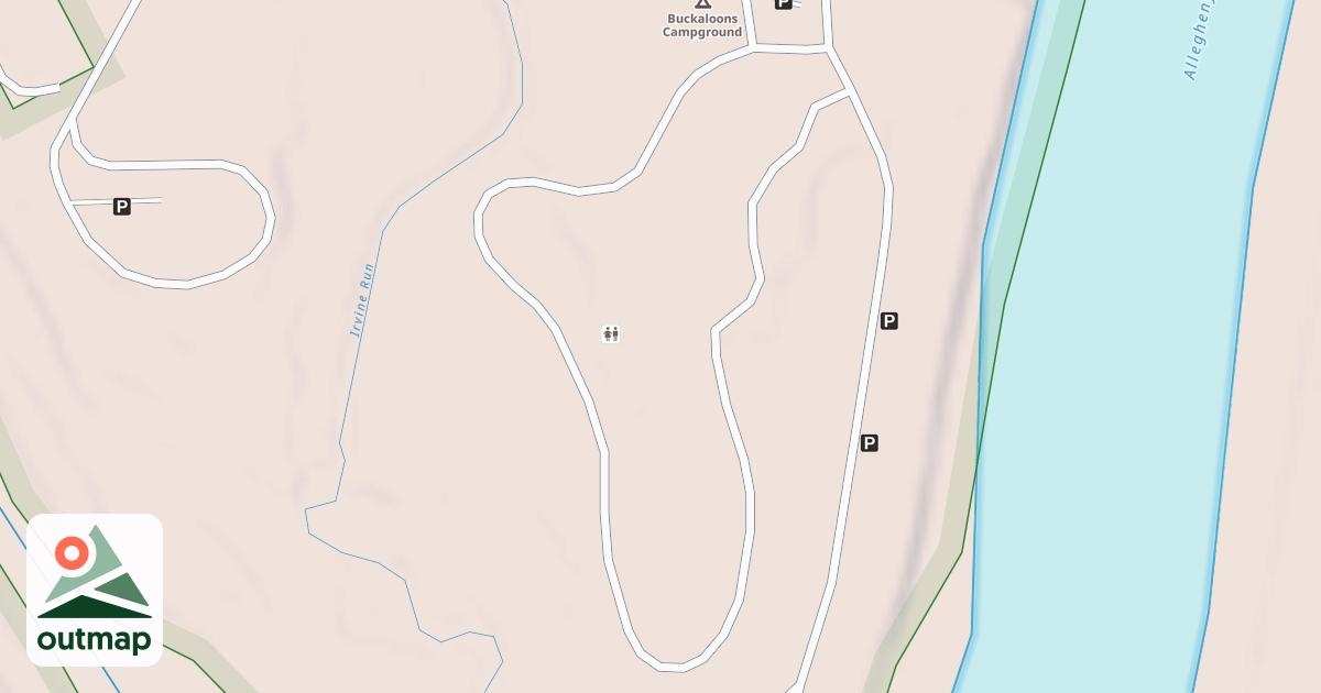 Map of BUCKALOONS - B