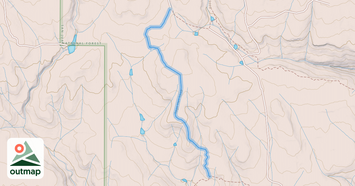 Map of Sage Hen Loop
