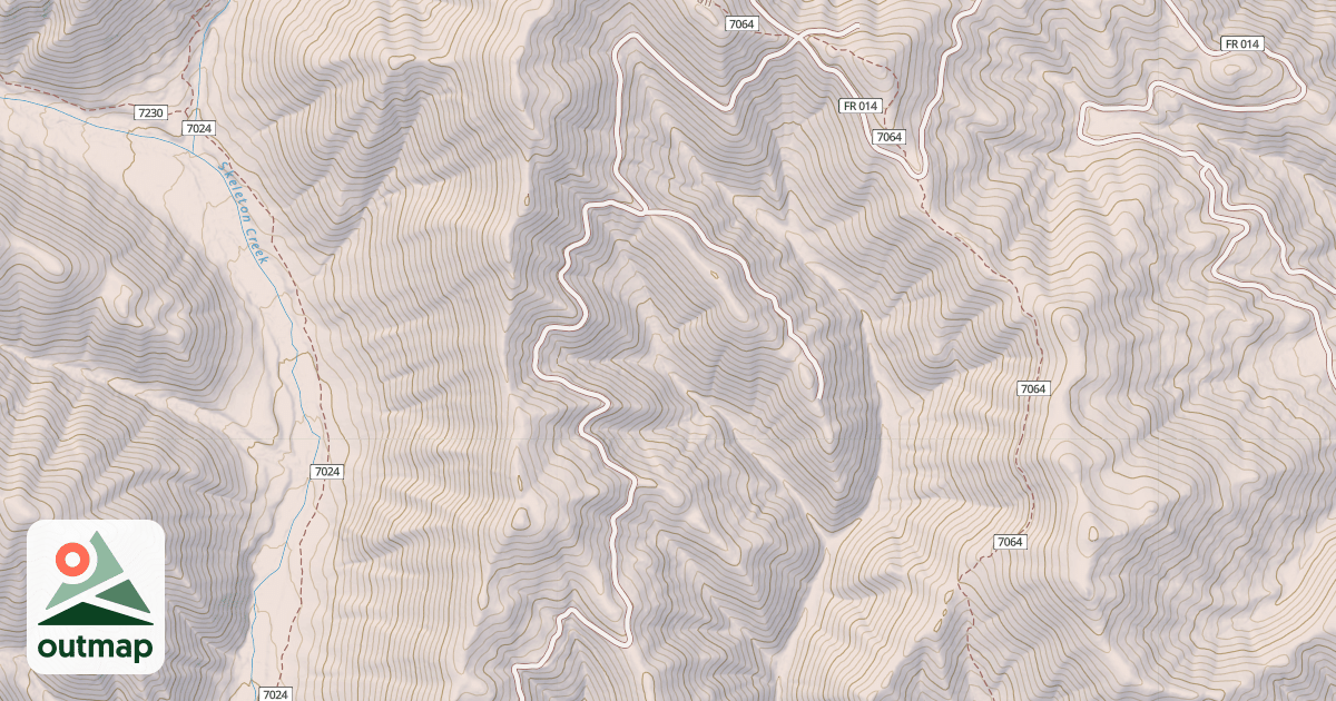Map of LITTLE SKELETON