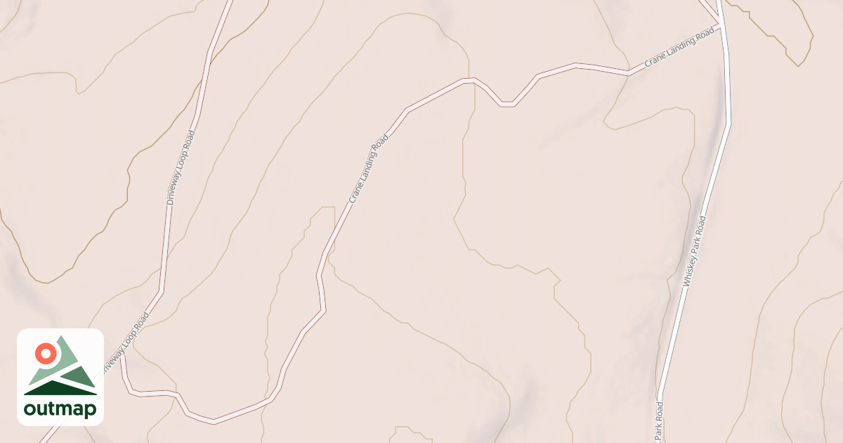 Map of CRANE LANDING