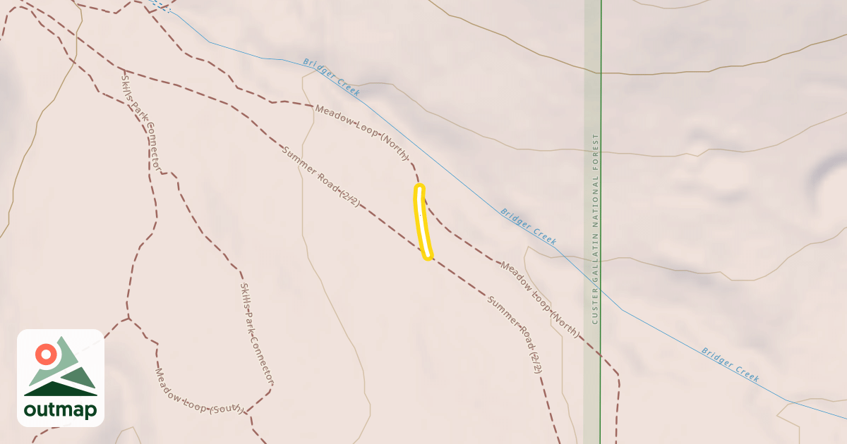 Map of Meadow Loop