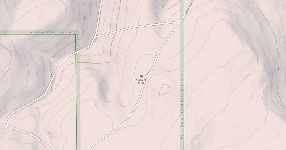 Map preview of USFS National Forest System Roads {09DE20C1-82BE-4795-9700-BBA5670774B5}