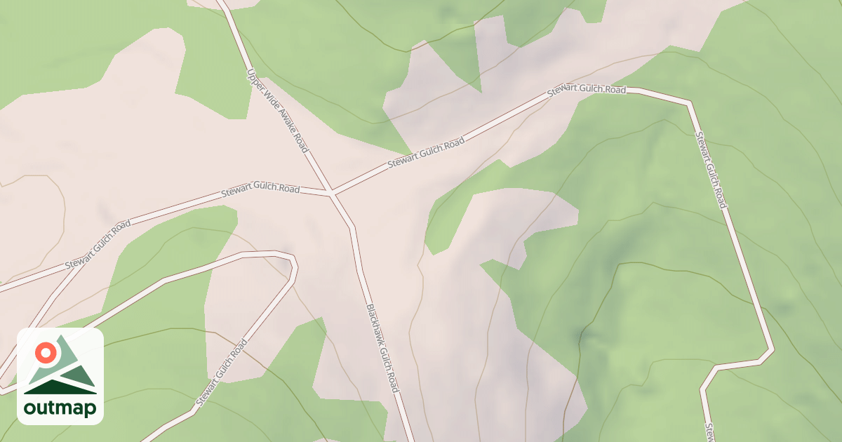 Map of STEWART GULCH