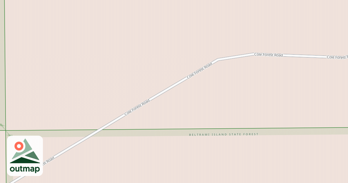 Map of Warroad/Roseau Trails