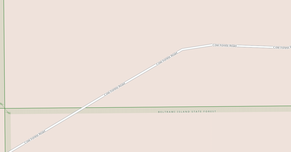 Map preview of Warroad/Roseau Trails