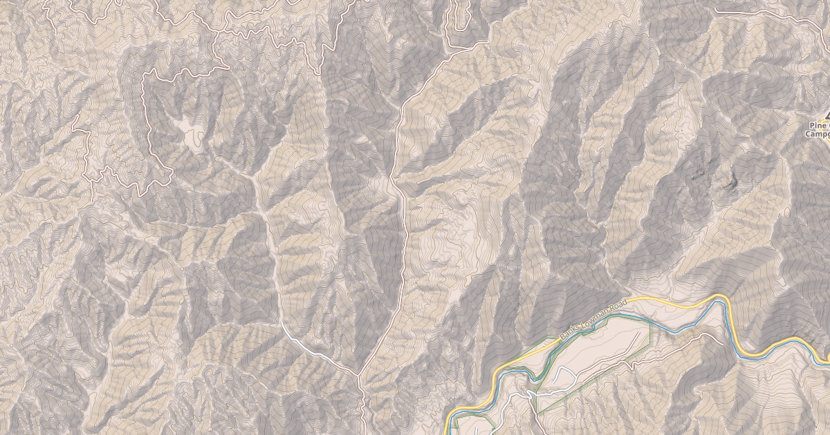 Map preview of Danskin Creek