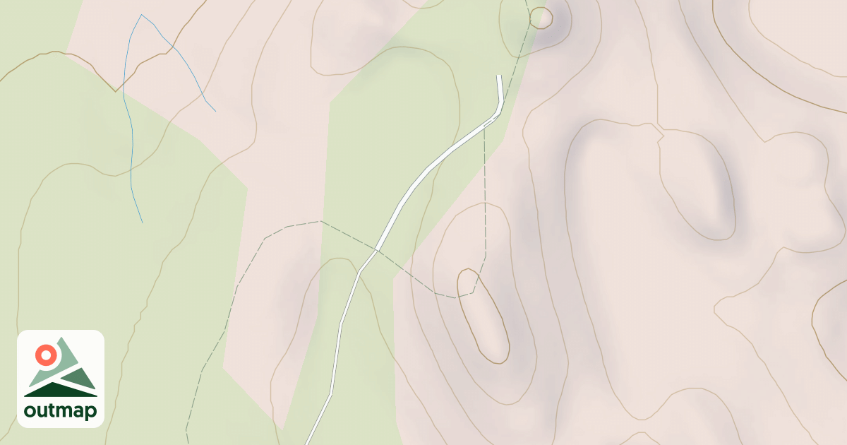 Map of N. KAUFMAN RIDGE SPUR