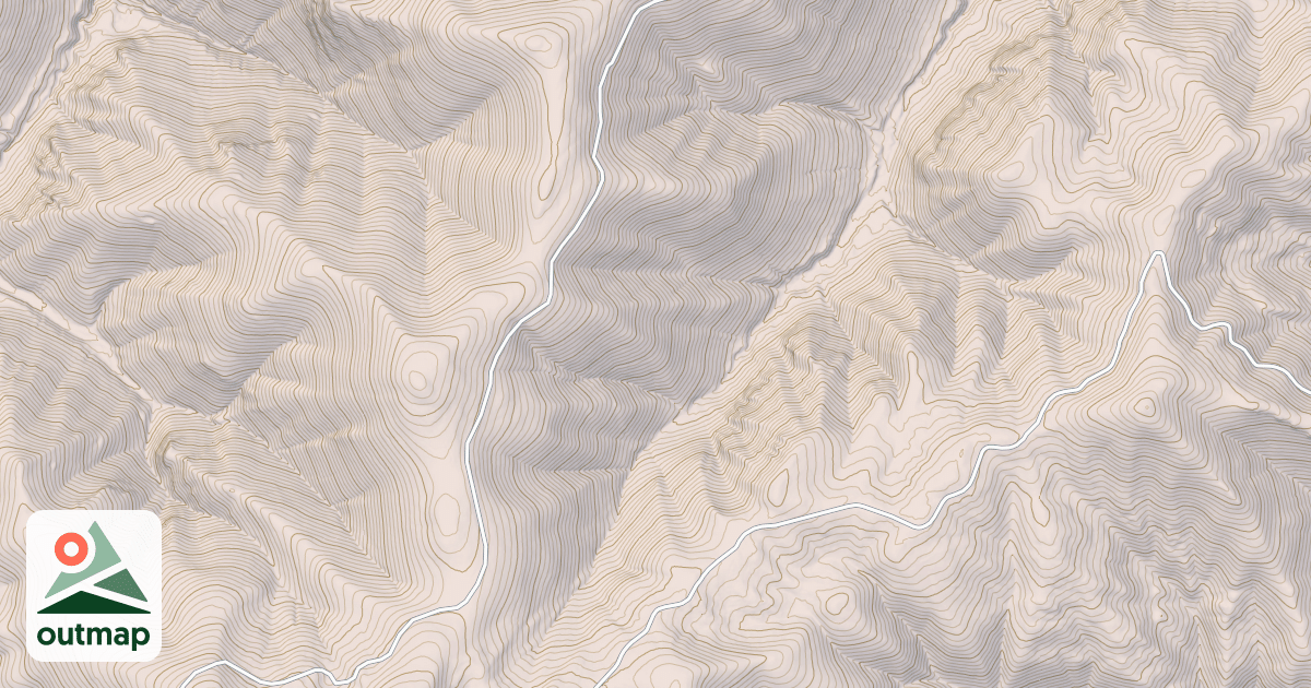 Map of Derr Creek