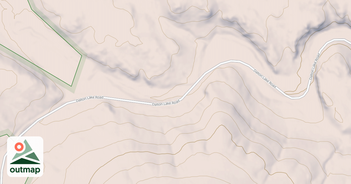 Map of DALTON LAKE