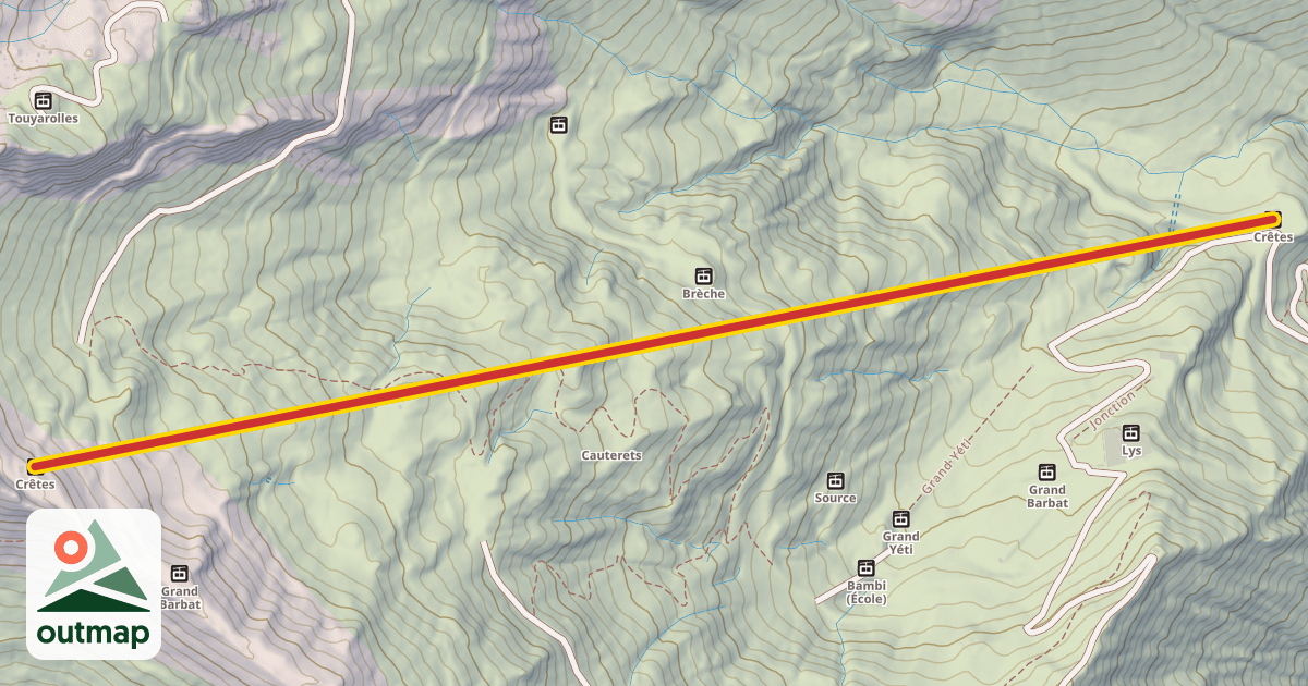 Map of Crêtes
