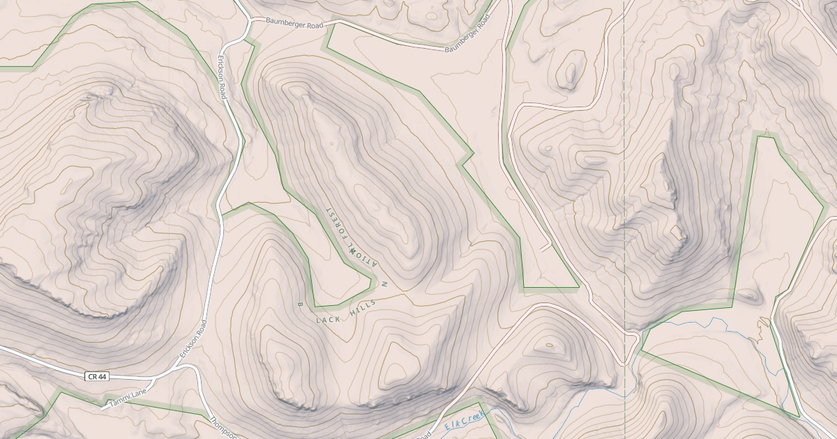 Map preview of ERICKSON BR 1E