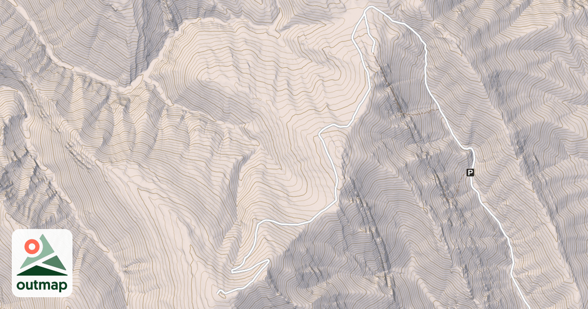 Map of HOWE PEAK RIDGE