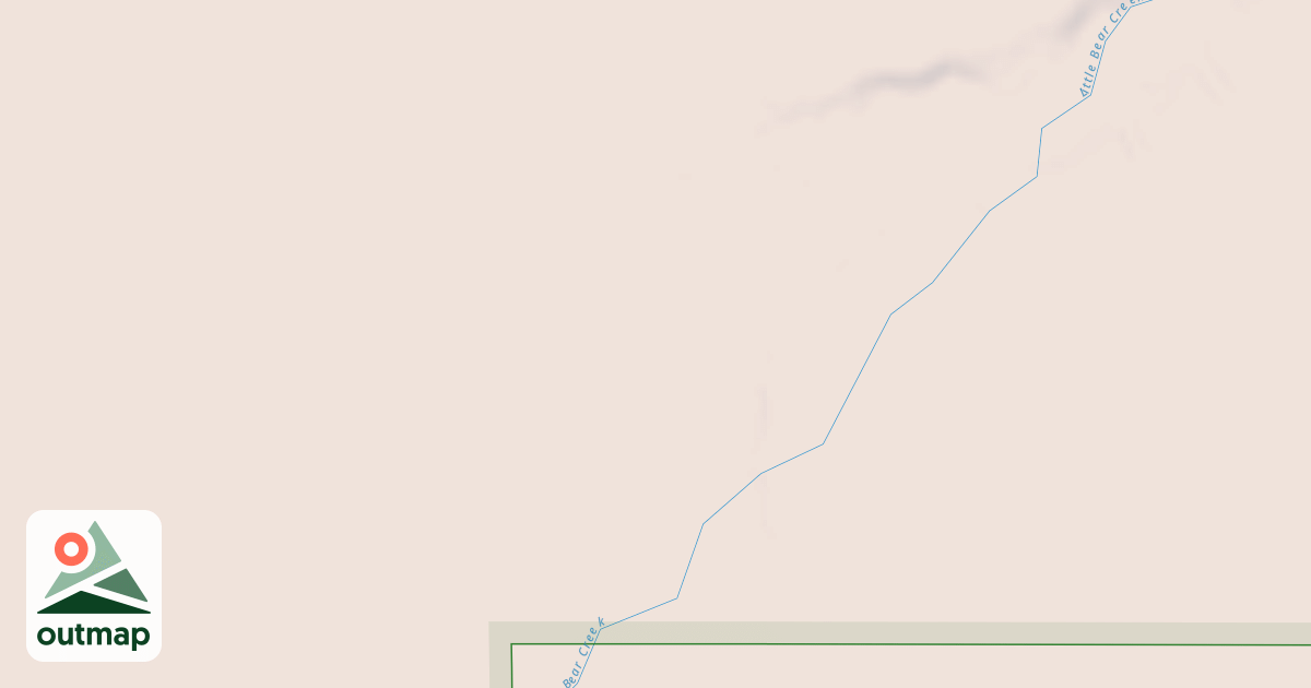 Map of LITTLE BEAR CREEK SPUR D
