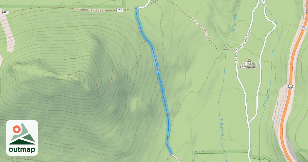 Map of Powerline Trail