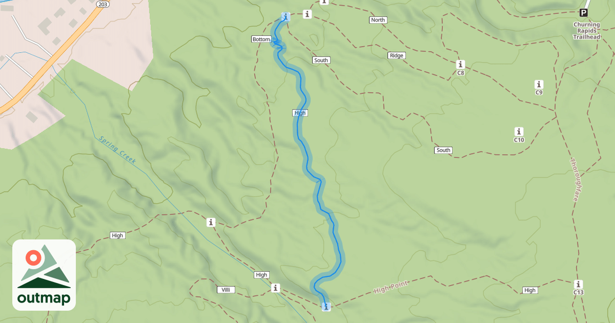 Map of Basswood Highlands