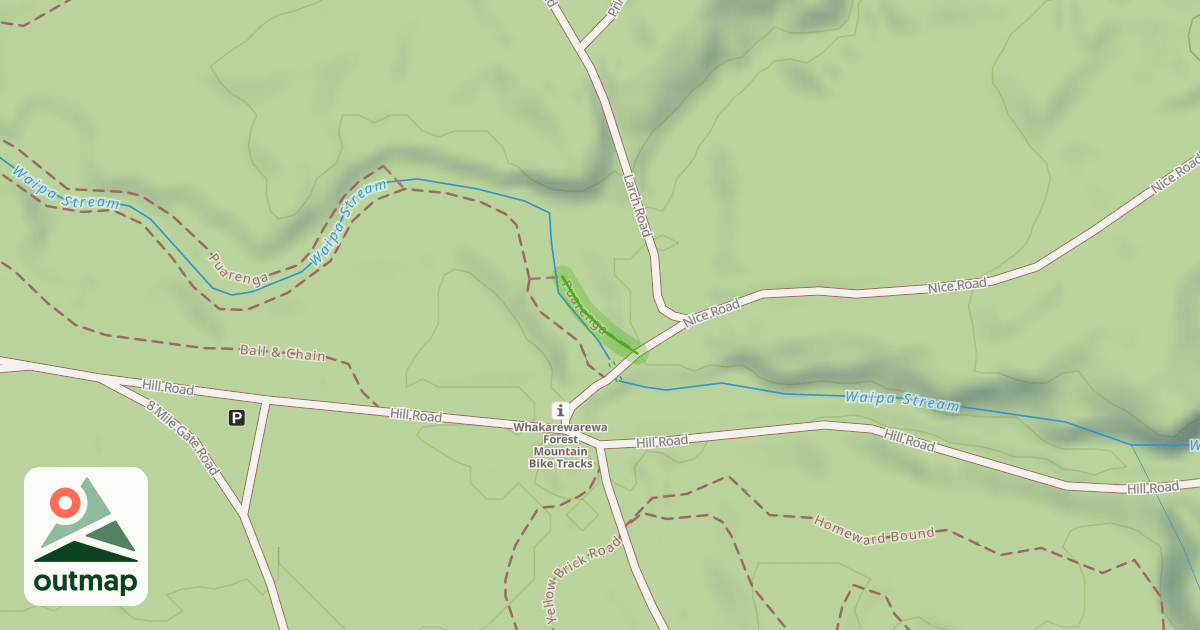 Map of Puarenga