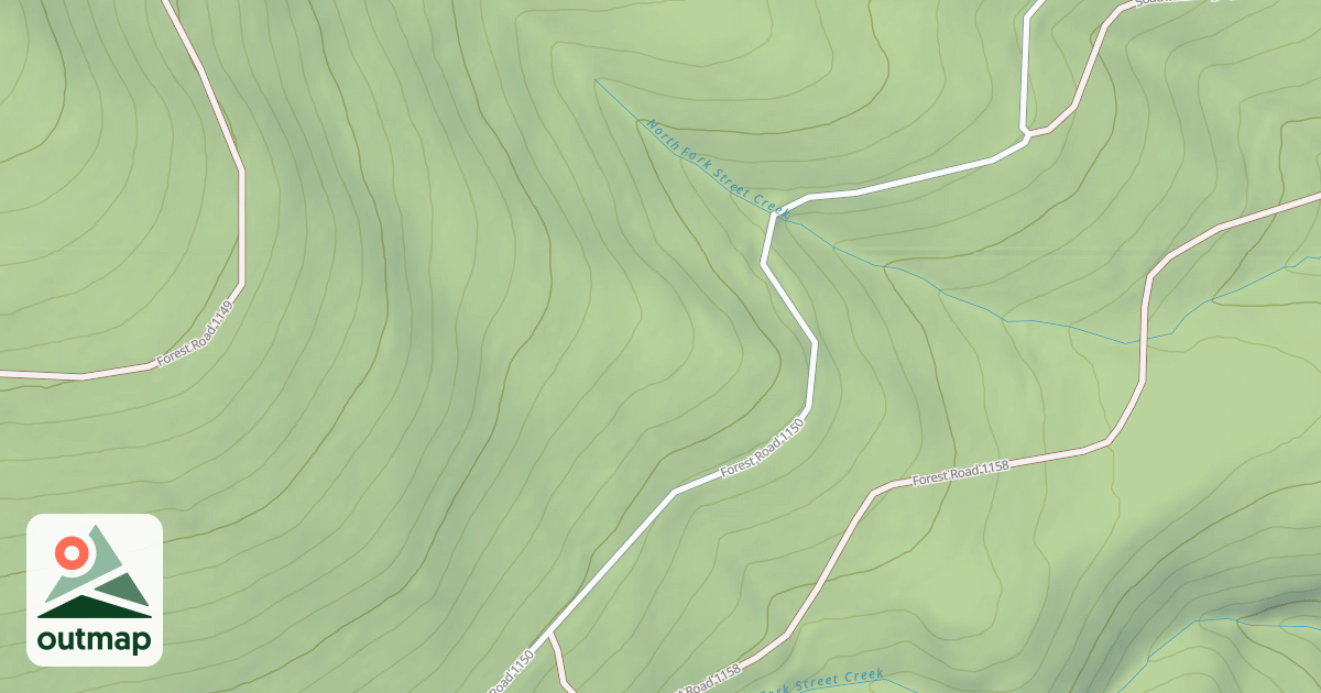 Map of USFS Motor Vehicle Use Map Roads {56B6AA89-85C5-4895-9B96-9B4E6AE952CF}