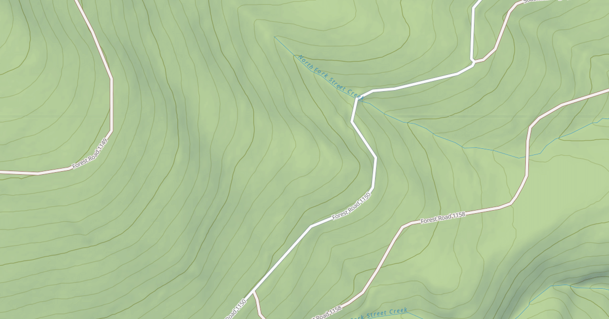 Map preview of USFS Motor Vehicle Use Map Roads {56B6AA89-85C5-4895-9B96-9B4E6AE952CF}