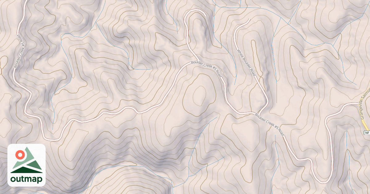 Map of BOULDER CREEK #5