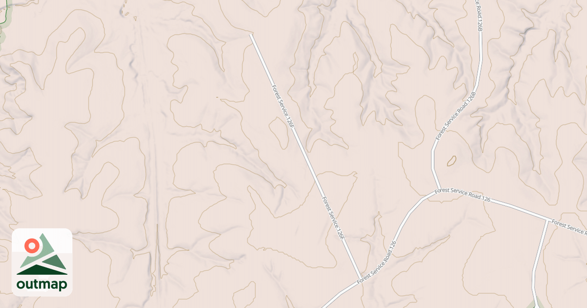 Map of USFS National Forest System Roads {2F63FDC8-9052-4320-BE01-4DEE2E35AD82}