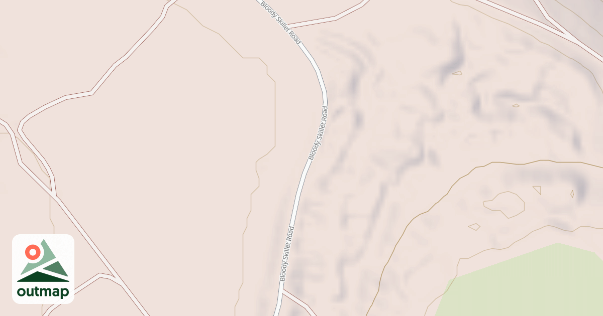 Map of Bloody Skillet ATV Trail