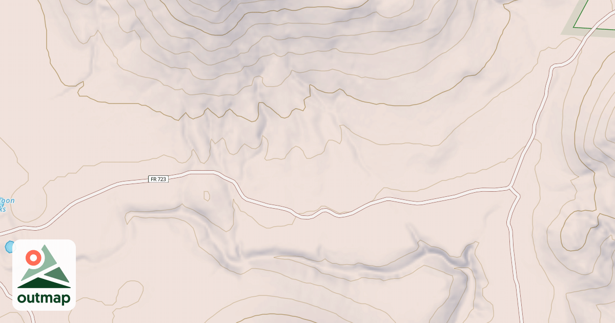 Map of BUCK CANYON