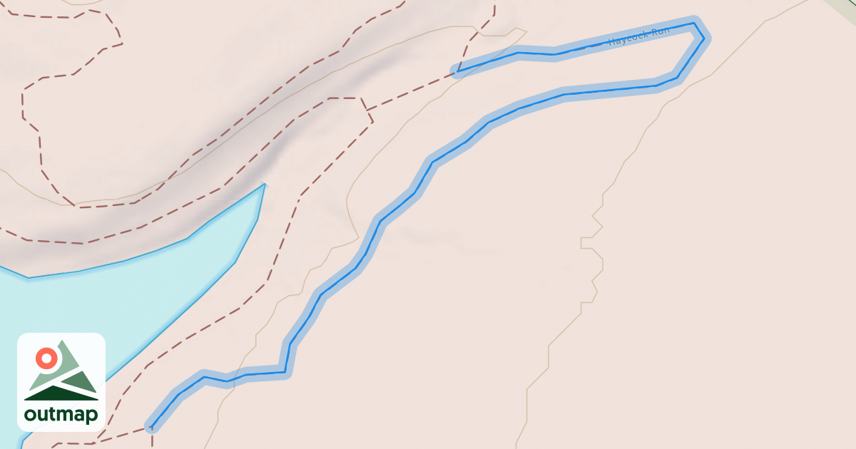 Map of Haycock Run