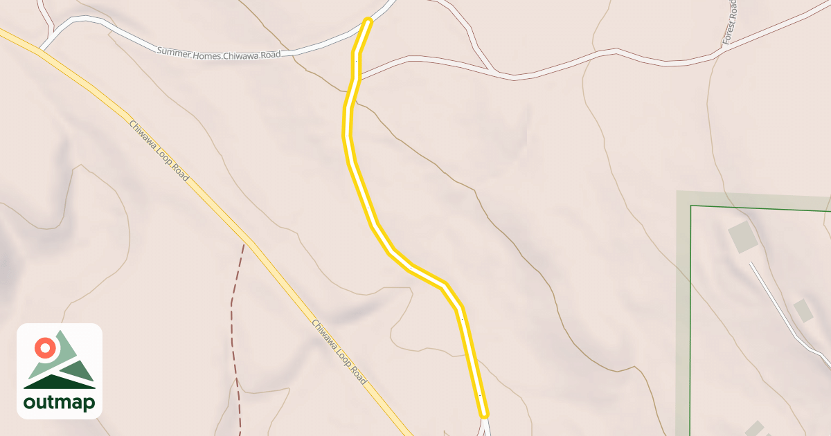 Map of Forest Road 915