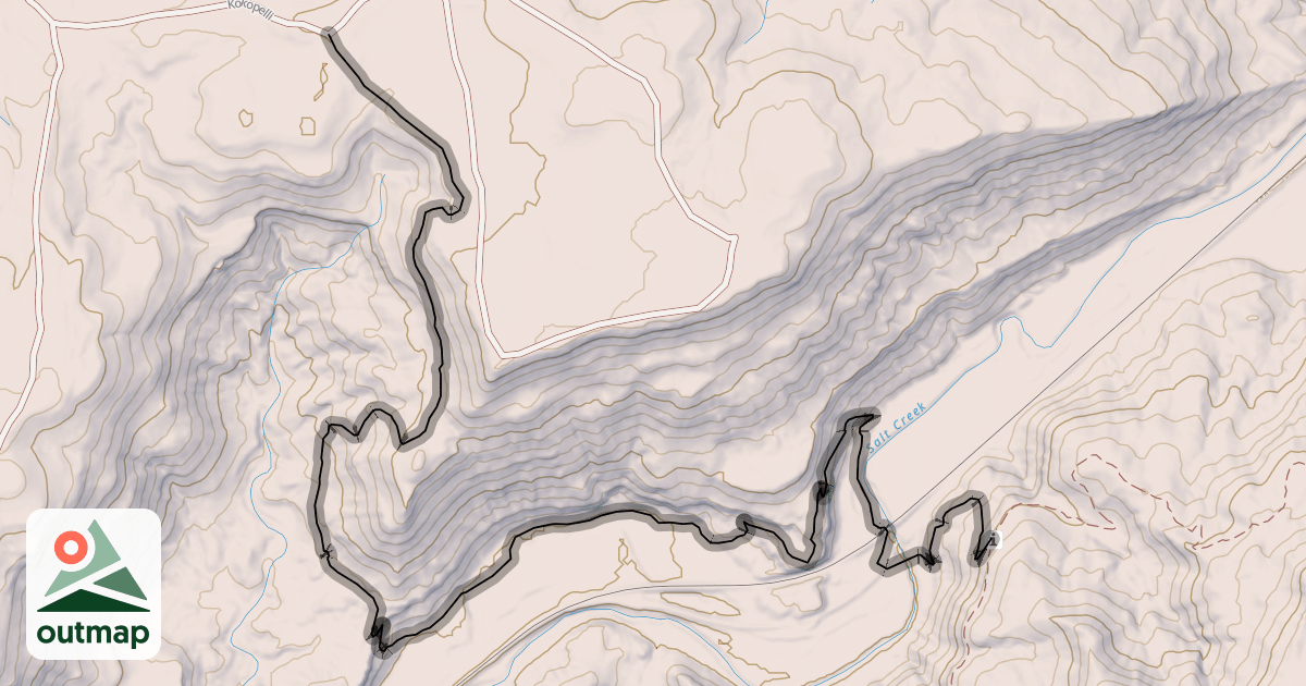 Map of Kokopelli