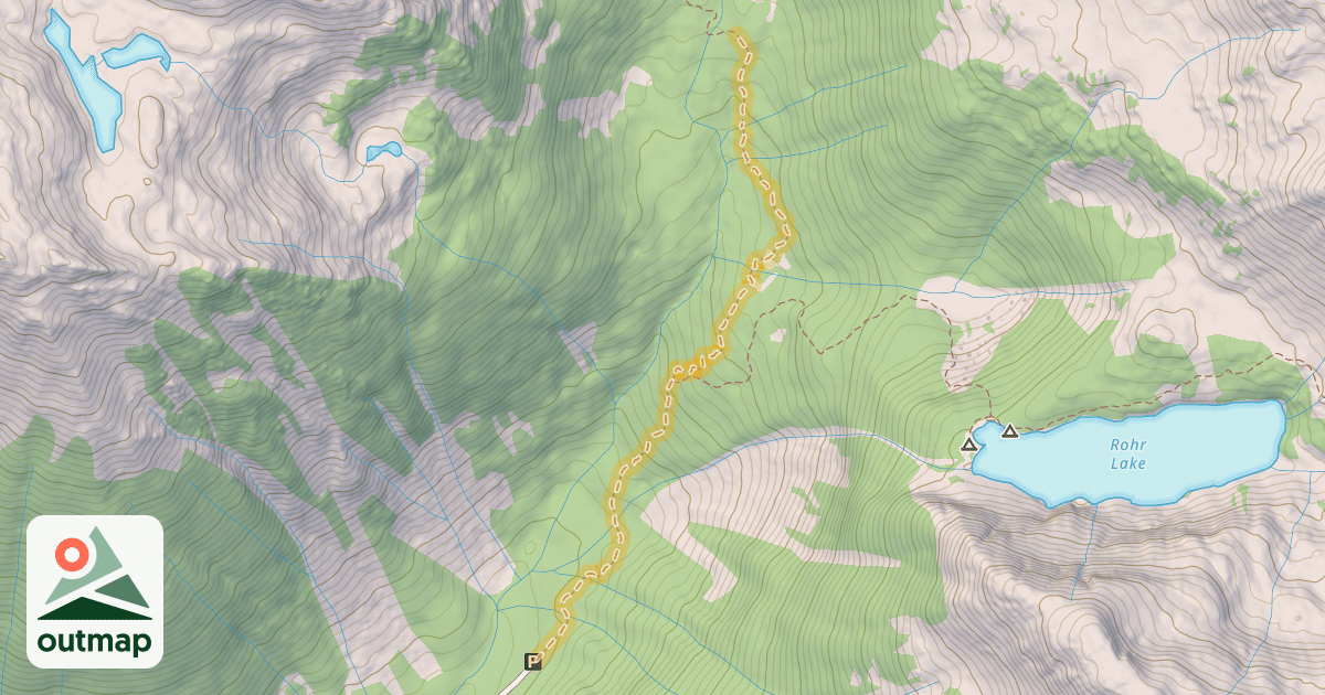 Map of Marriott Basin Trail