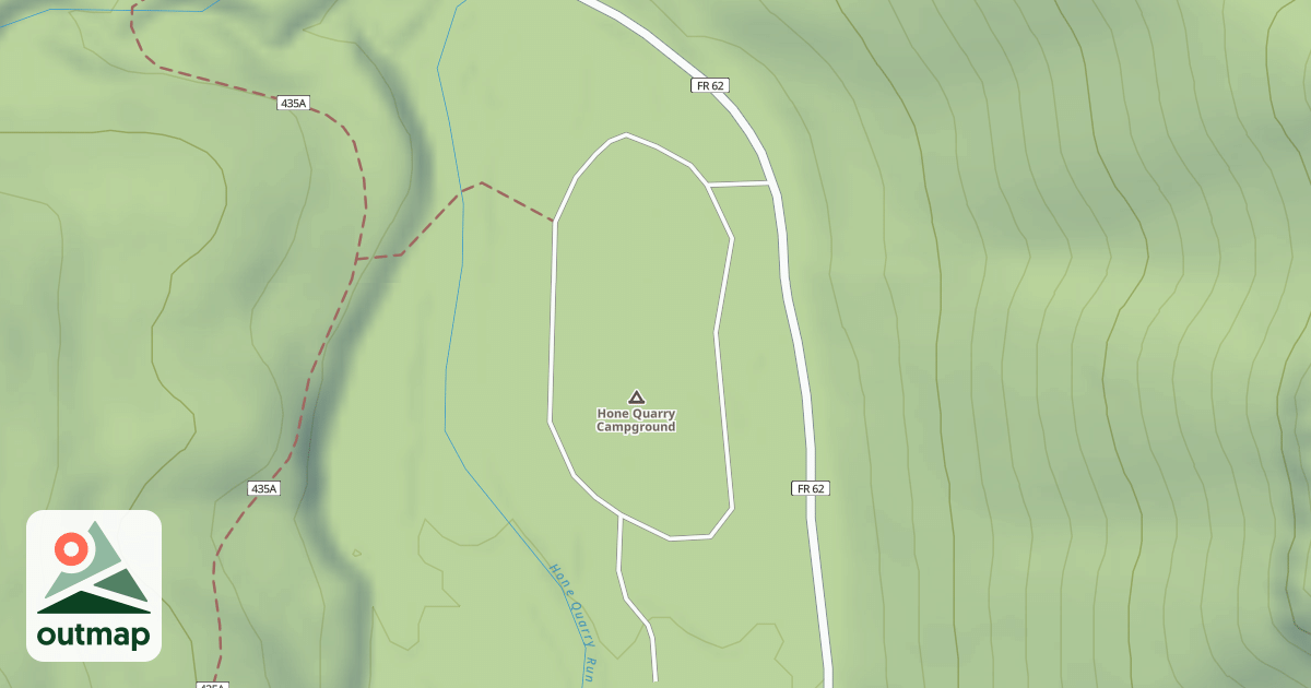 Map of HONE QUARRY CAMP