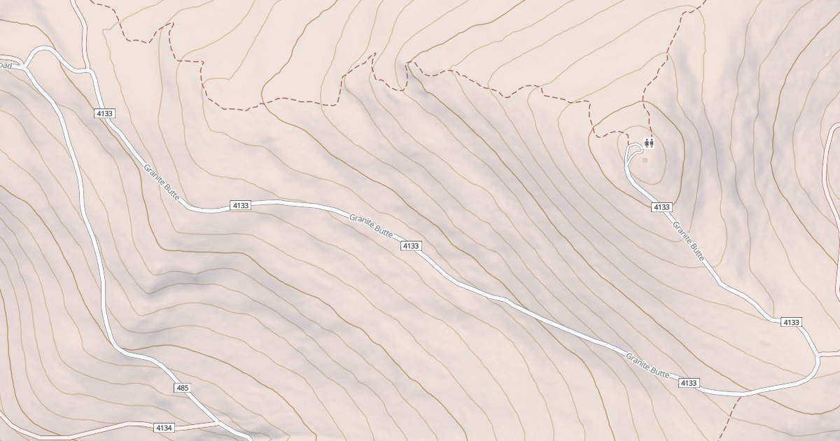Map preview of GRANITE BUTTE