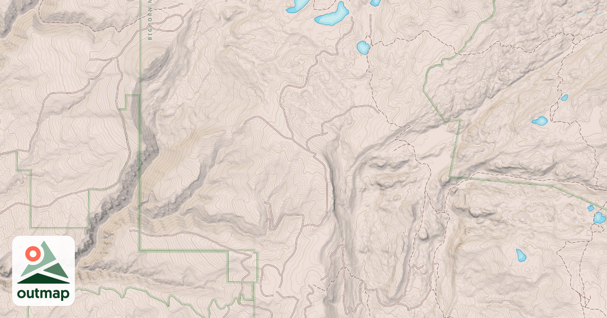 Map of COLD SPRINGS