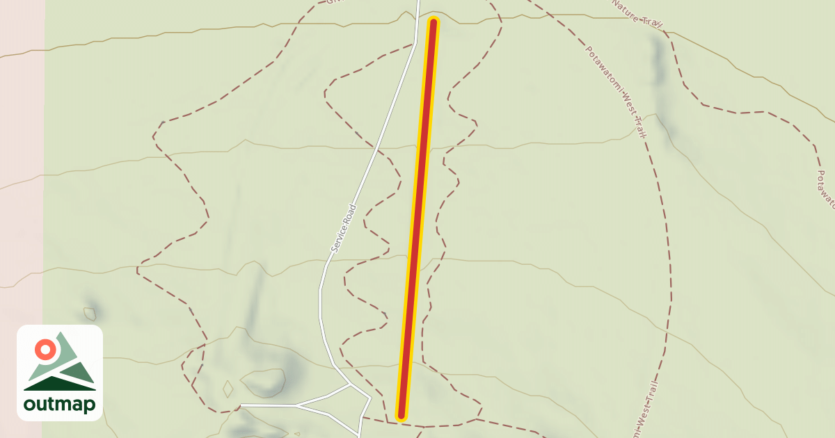 Map of Ski Tow