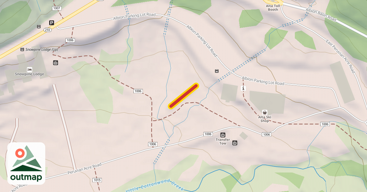 Map of Alf Engen Ski School Moving Conveyer