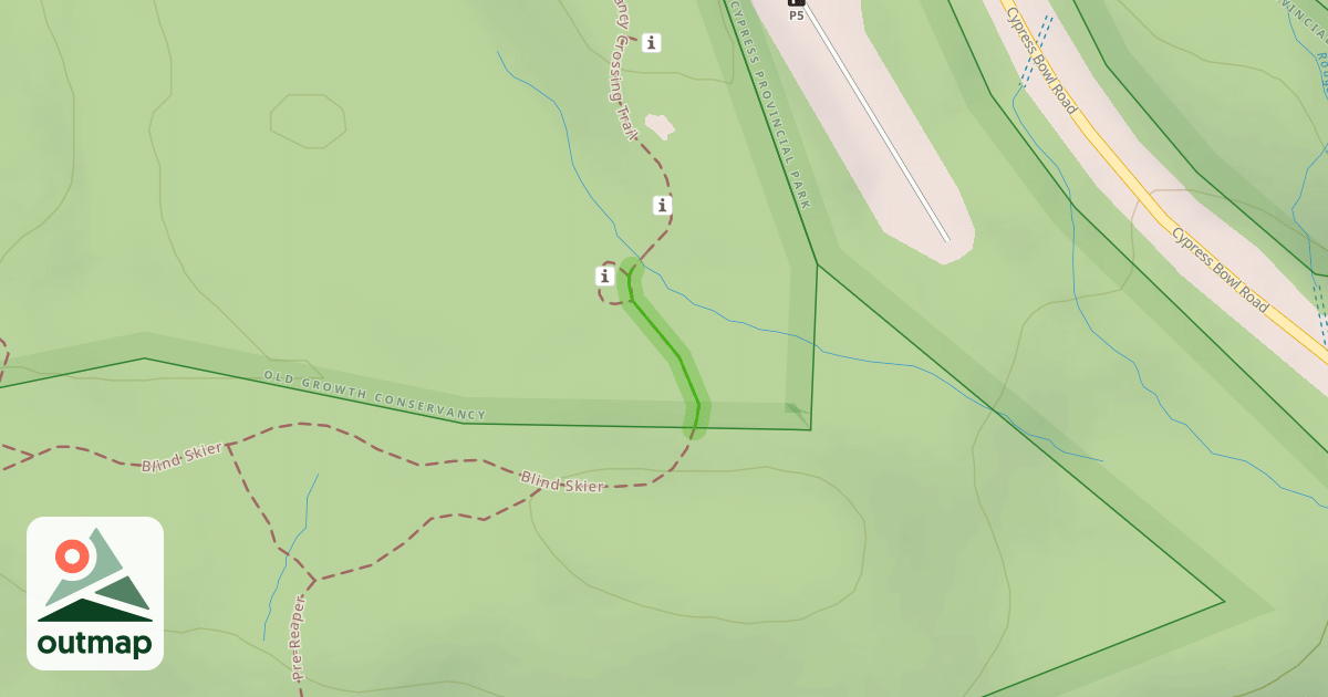 Map of Conservancy Crossing Trail