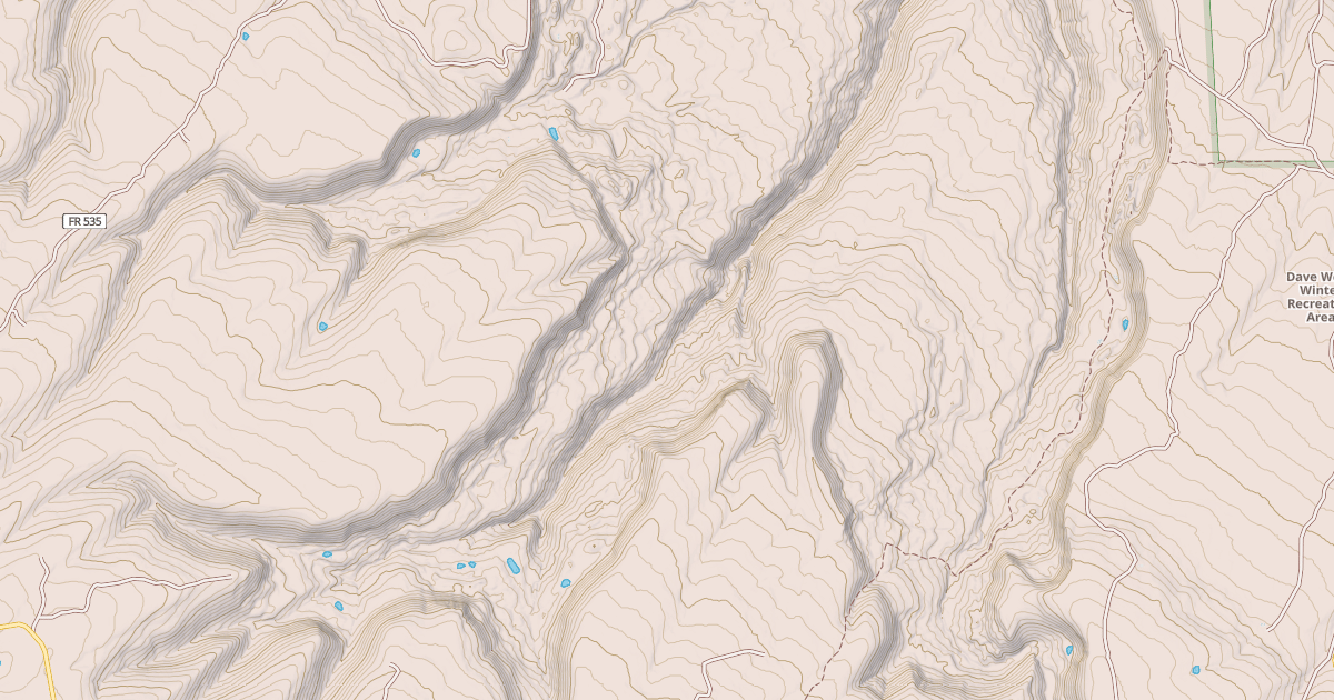 Map preview of USFS Motor Vehicle Use Map Trails 6367