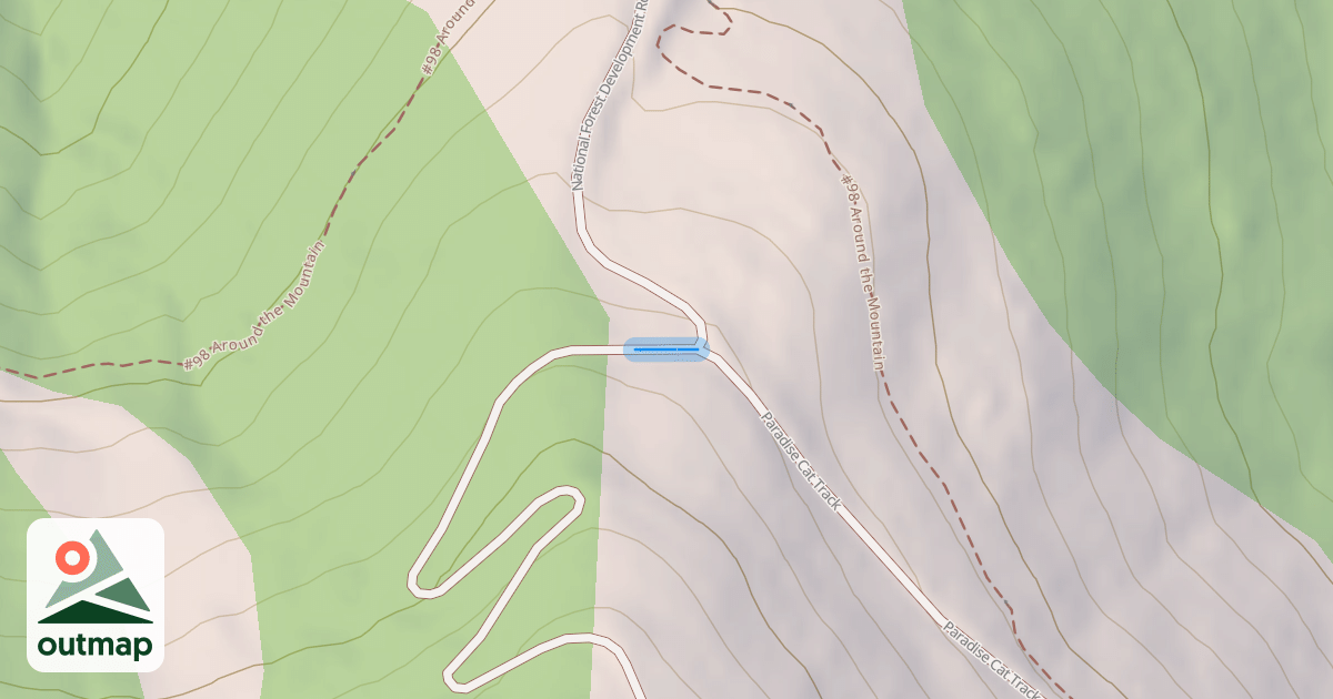 Map of Paradise Cat Track