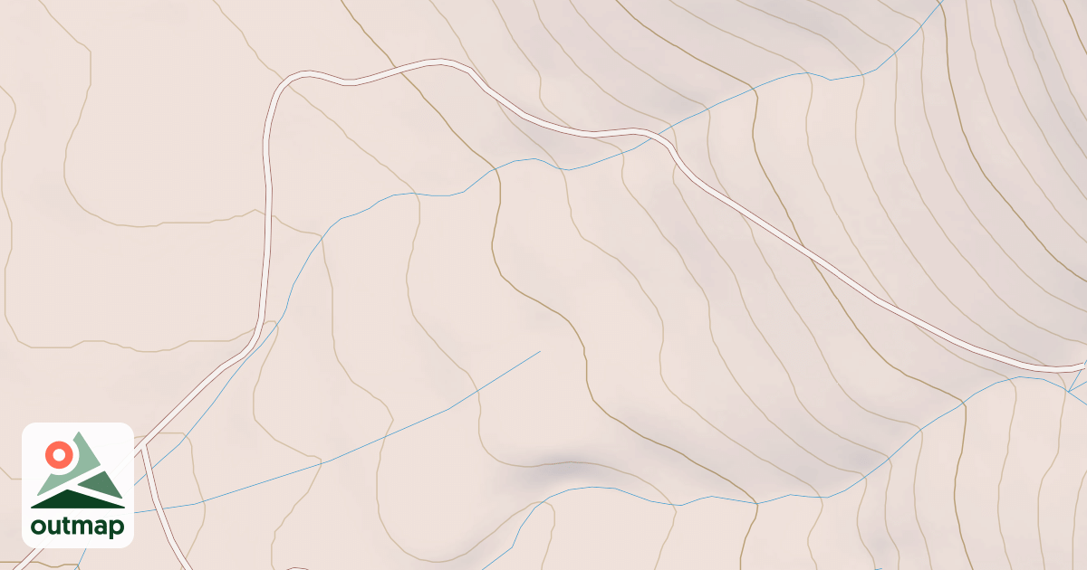 Map of HUNTER SPRING SPUR