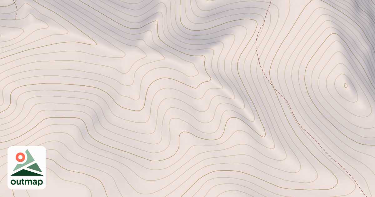 Map of Canyon Creek-North Fork