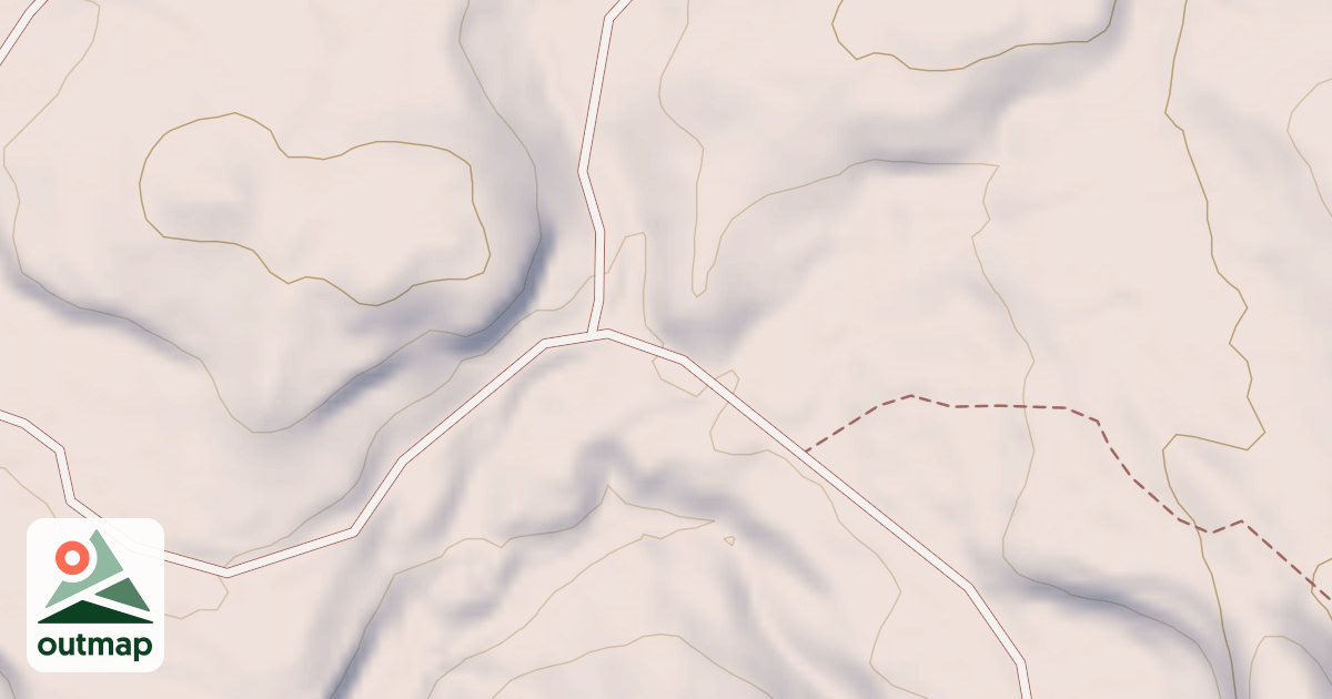 Map of Black Ridge To Kane Creek