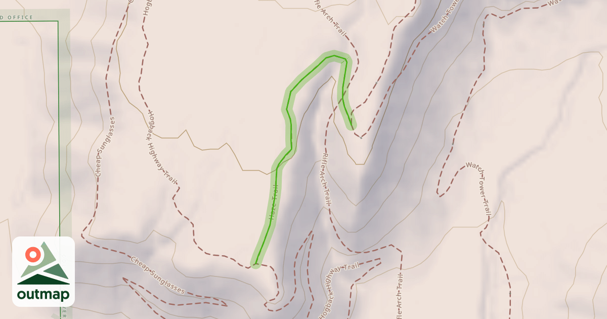 Map of Haze Trail
