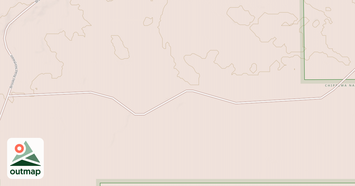 Map of BROOKS SPUR A