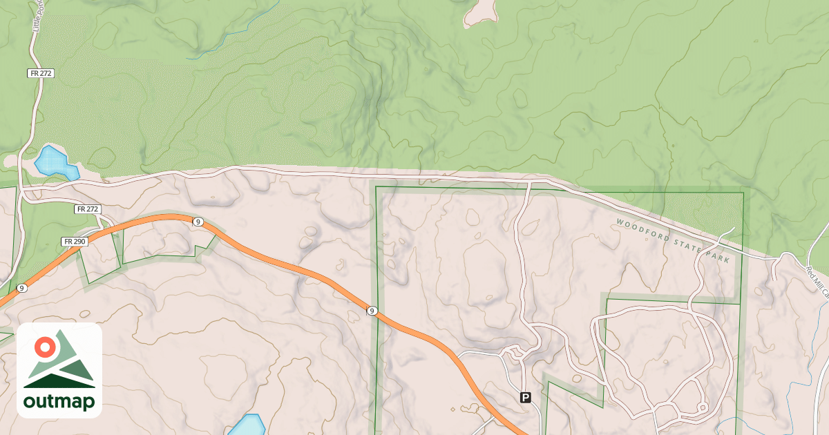 Map of Woodford Powerline East