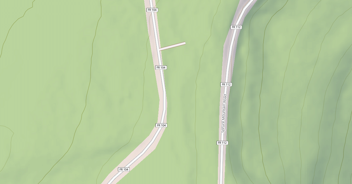 Map preview of SPRUCE MTN REC.