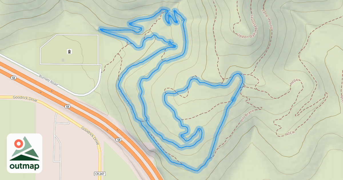 Map of Warrior's Loop