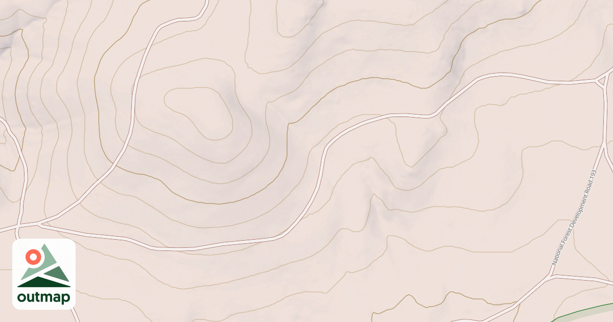 Map of PINE HILLS CONNECTOR ROAD